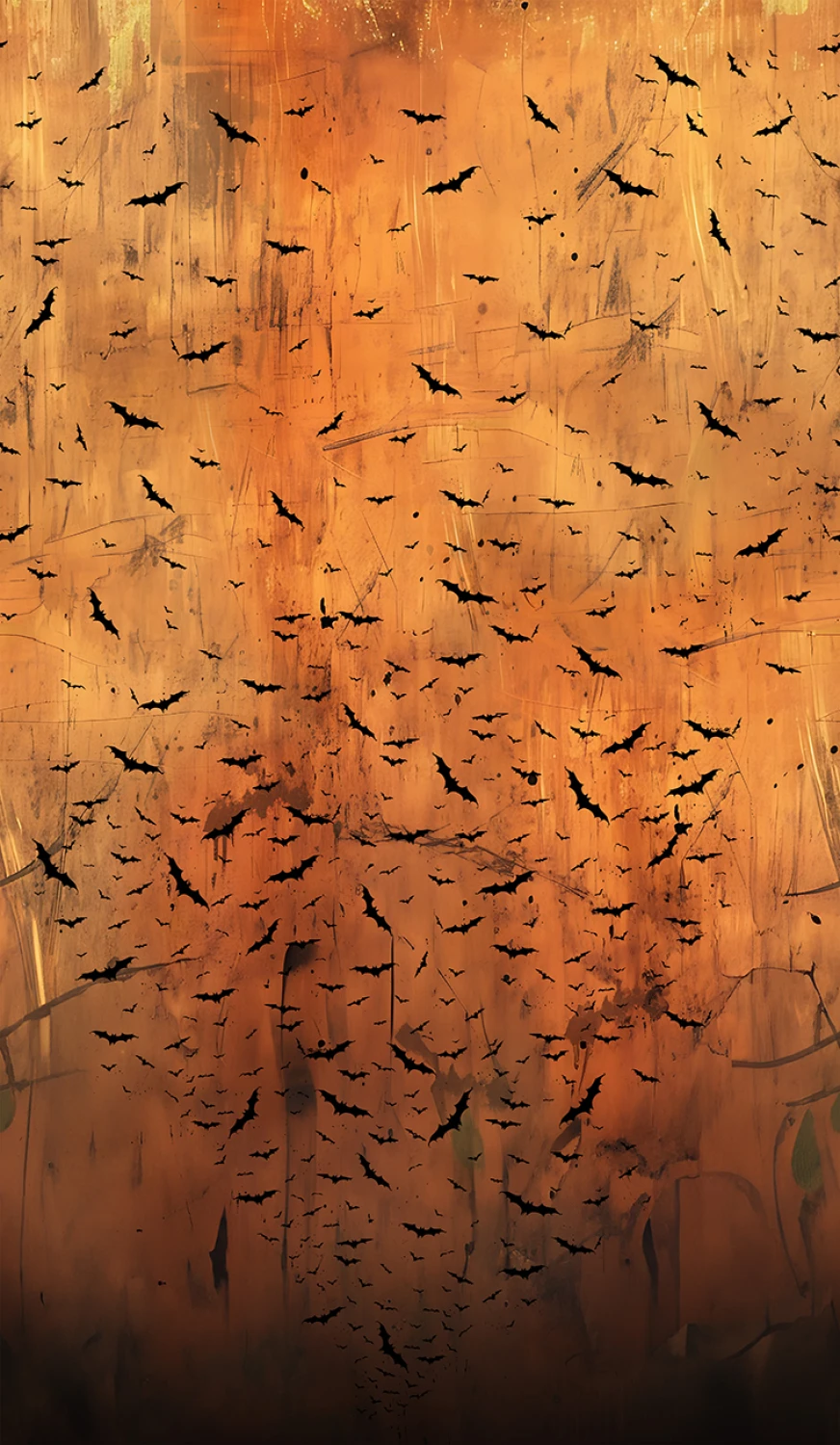 Scary Spice - Bat Crazy - Honey - 44" Wide - Studio E