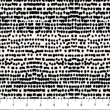 Ink & Earth  - Dots - Black - 44" Wide - Northcott
