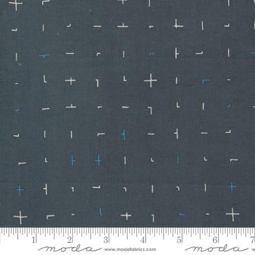 Bluish - Handquilted Charcoal - 44" Wide - Moda