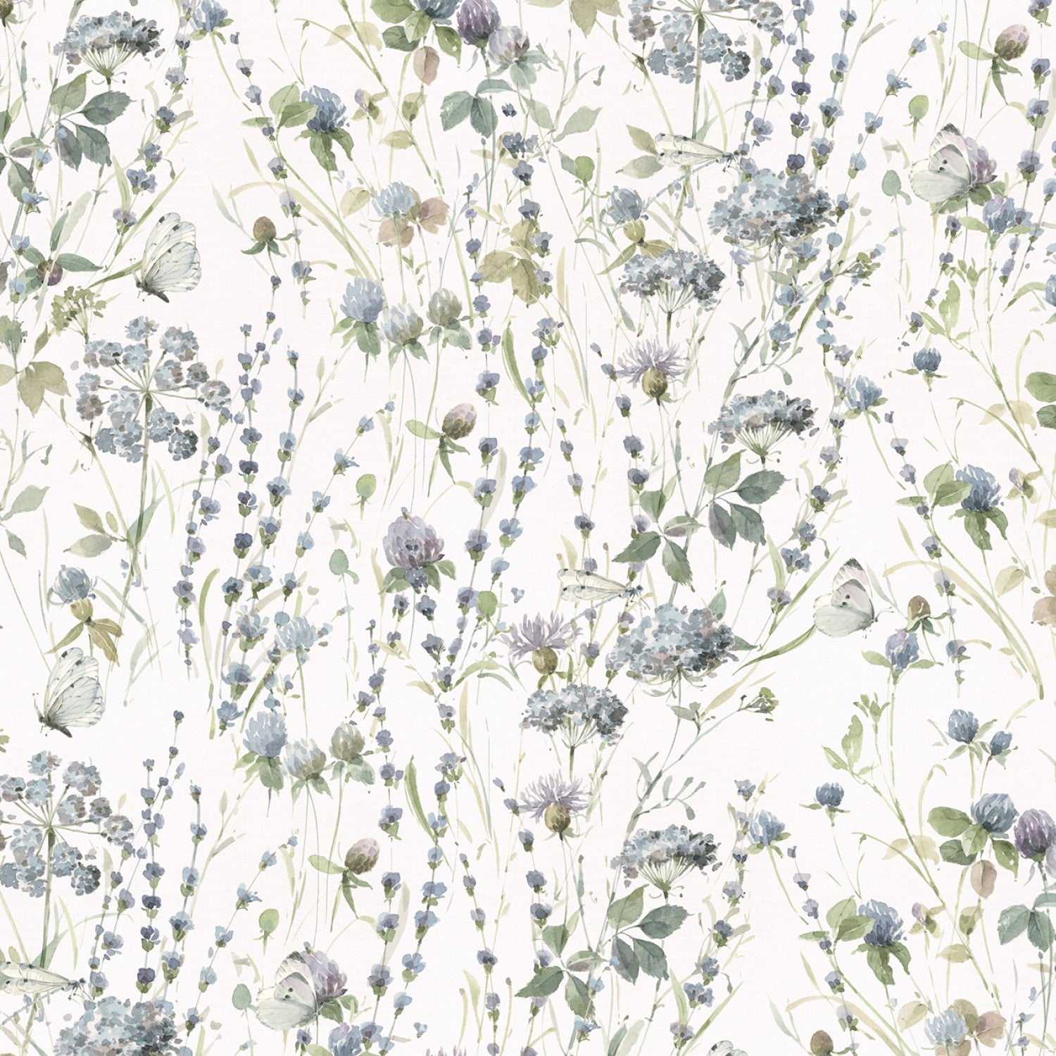 Au Naturel - Ivory Packed Floral - 44" Wide - Wilmington
