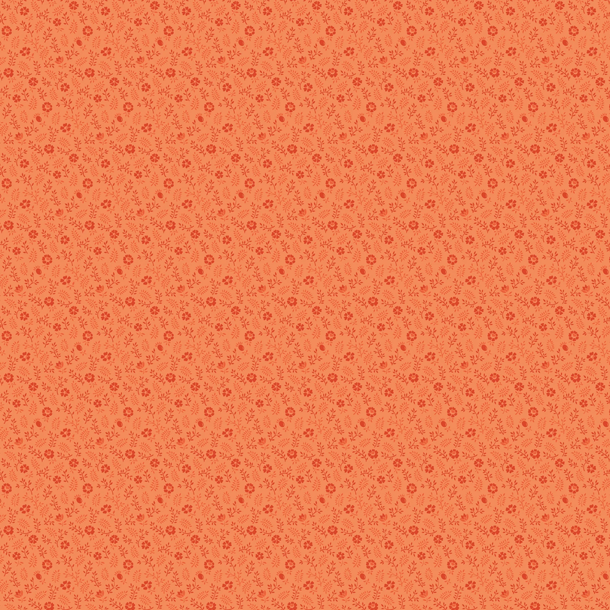 Kipling Gardens - Ellington - Orange - 44" Wide - Riley Blake