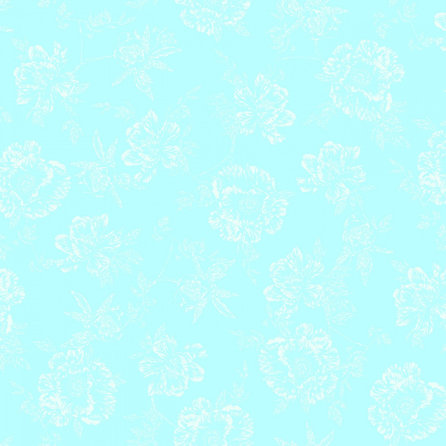 Seafoam Shadow Flower - 108" Wide