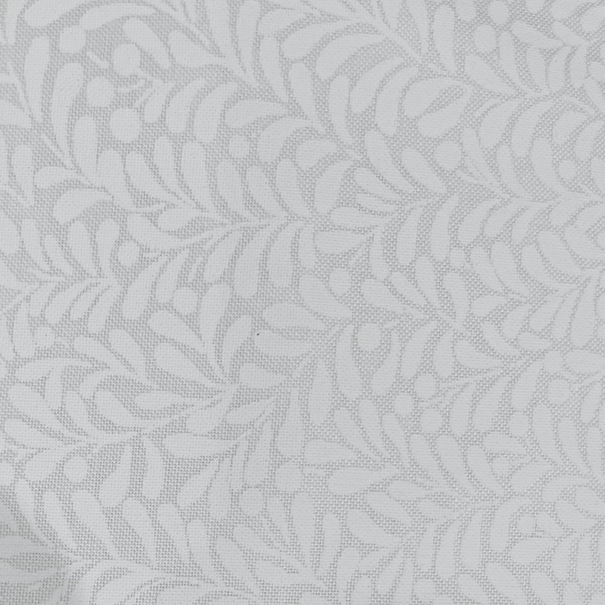 Simplicity Vines - White on White - 118" Wide - Oasis Fabrics