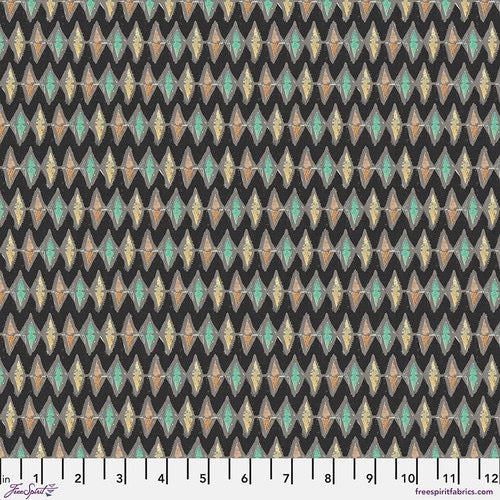 On Your Mark - Zigzag - Night - 44" Wide - FreeSpirit