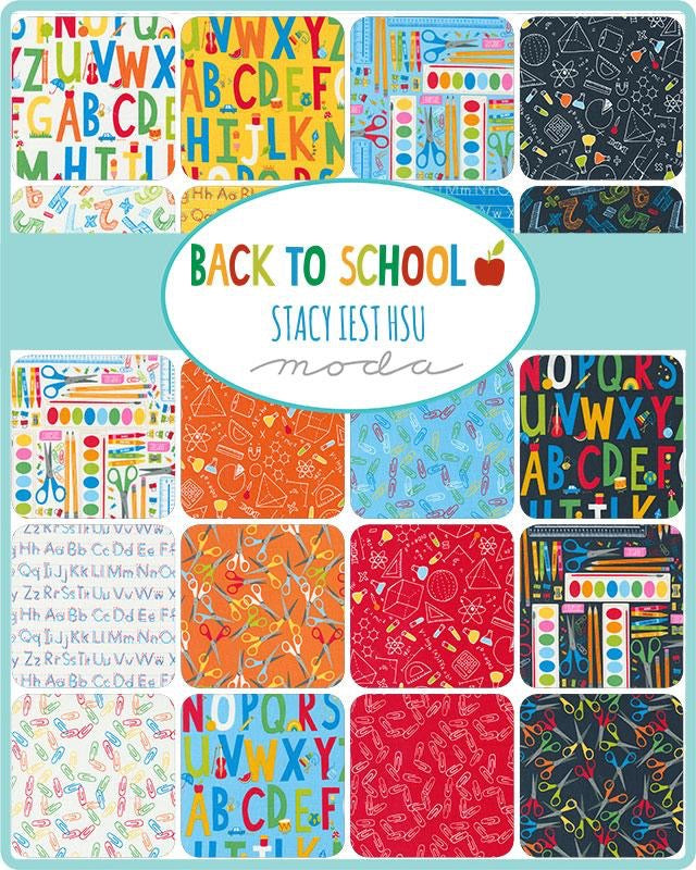 Back to School - Layer Cake - 10" Squares - 42 Pieces - Moda