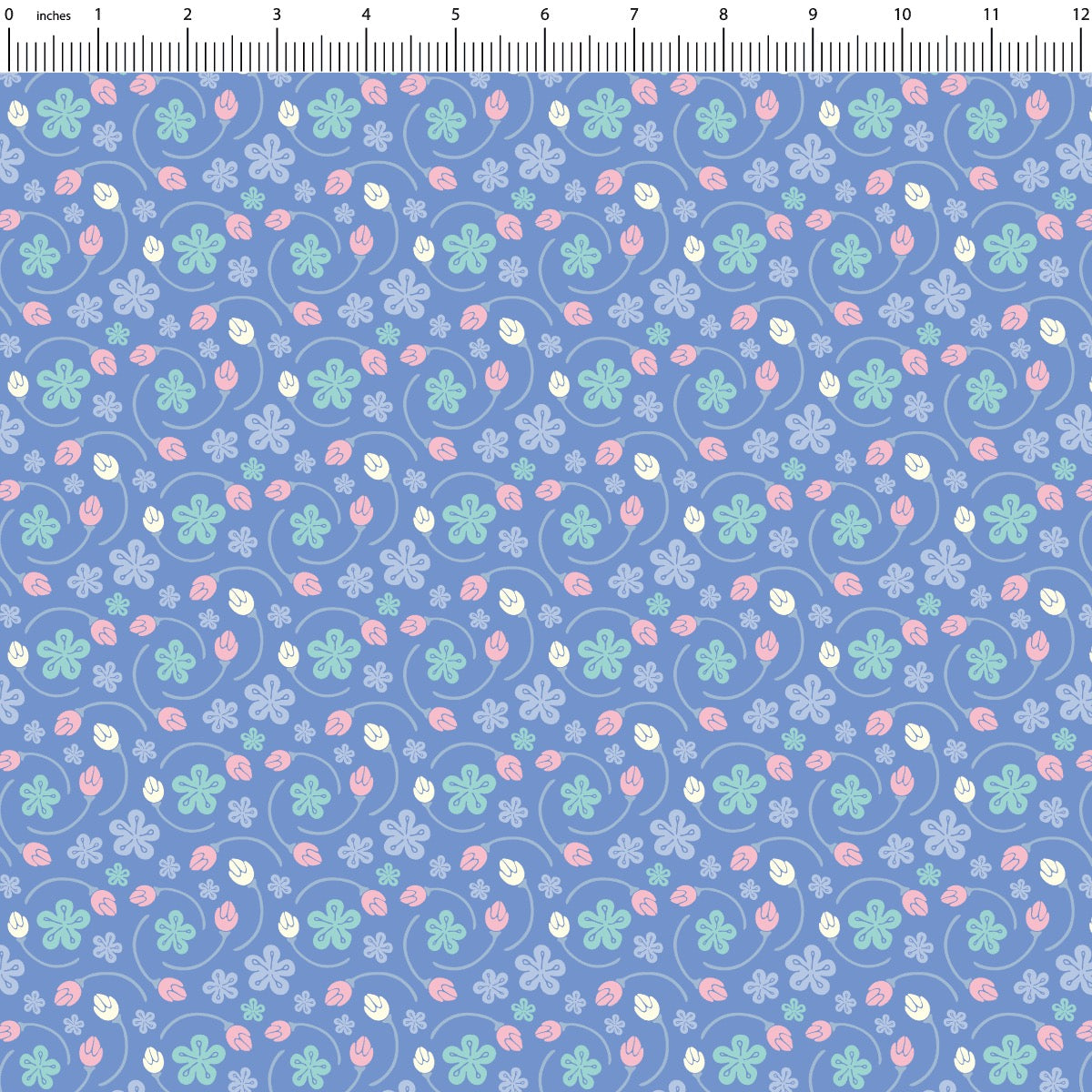 Soft Summer - Blossoms - 44" Wide - Mia Presley Designs