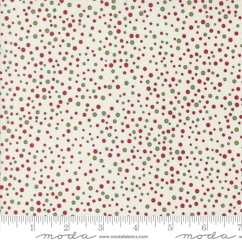 On Dasher - Snowballs Vanilla - 55665-11 - 44" Wide - Moda