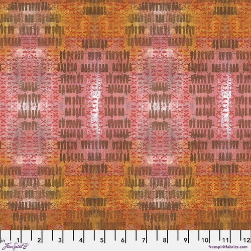 On Your Mark - Tracks - Blush - 44" Wide - FreeSpirit