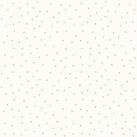 Tiny Dots - Cream/Taupe - 44" Wide - Kimberbell Basics