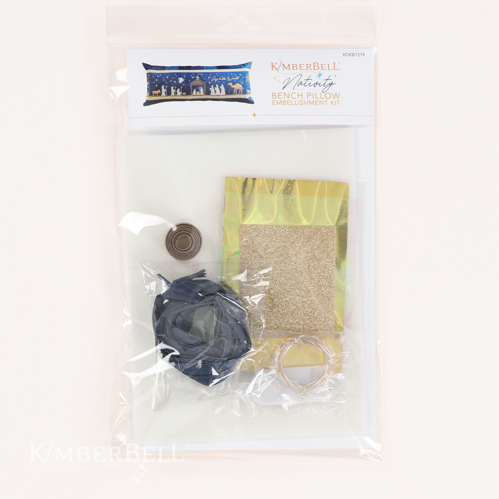 Nativity Bench Pillow - Embellishment Kit - Kimberbell