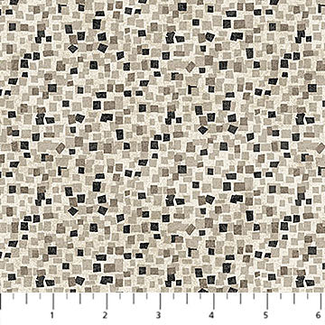 Modern Vibe - Mini Squares - Cream/Multi - 44" Wide - Northcott