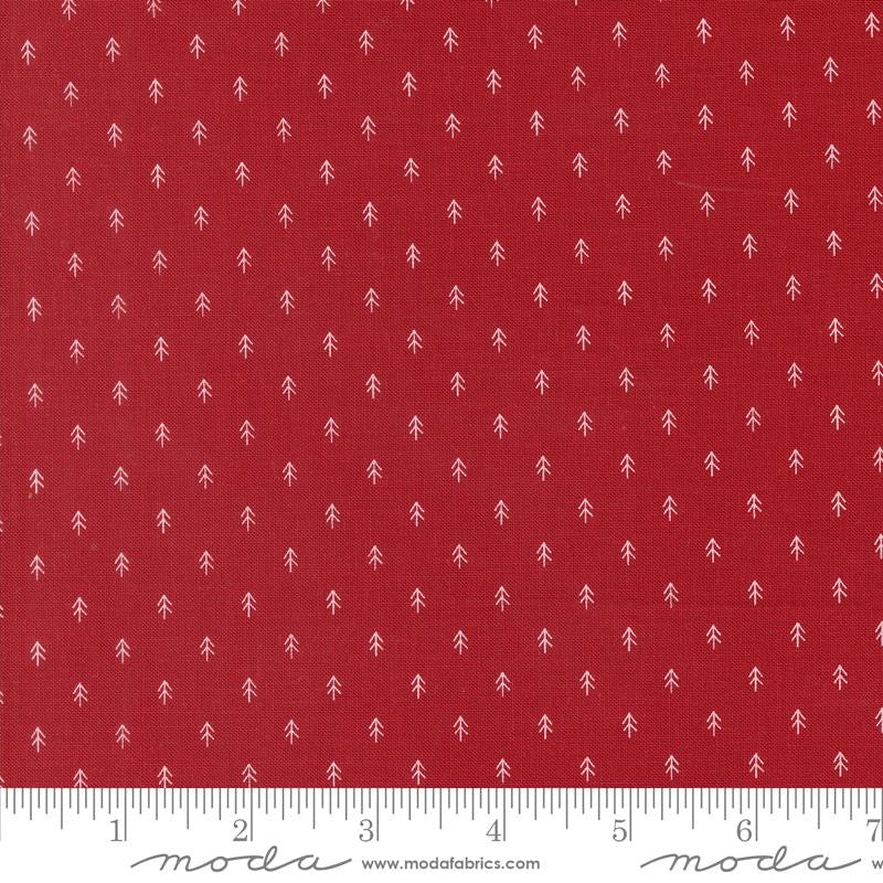 On Dasher - Tiny Trees Red - 55668-12 - 44" Wide - Moda