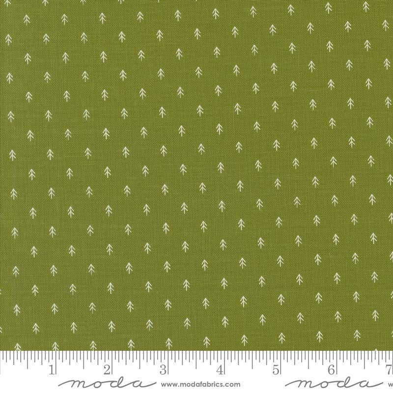 On Dasher - Tiny Trees Pine- 55668-13 - 44" Wide - Moda