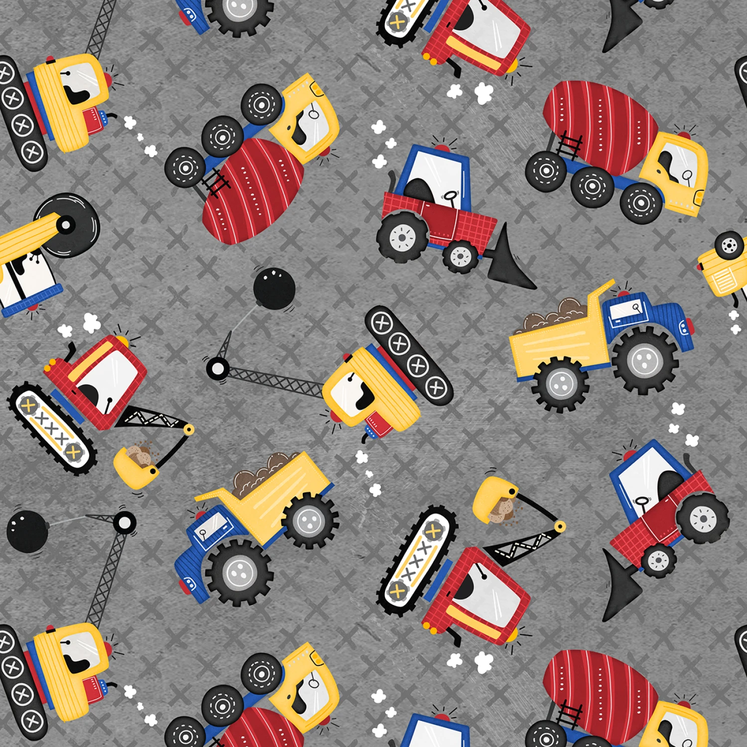 Pave The Way - Trucks Toss - Gray - 44" Wide - Wilmington