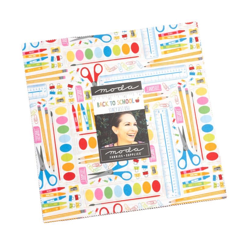 Back to School - Layer Cake - 10" Squares - 42 Pieces - Moda