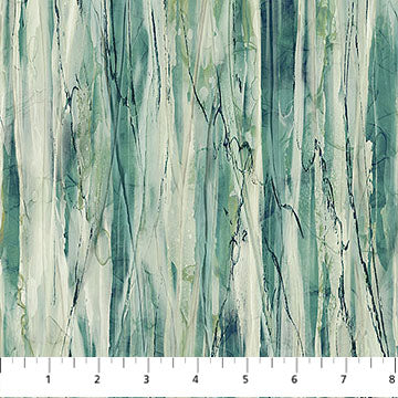 Whisper - Stria - Sage Multi - 44" Wide - Northcott