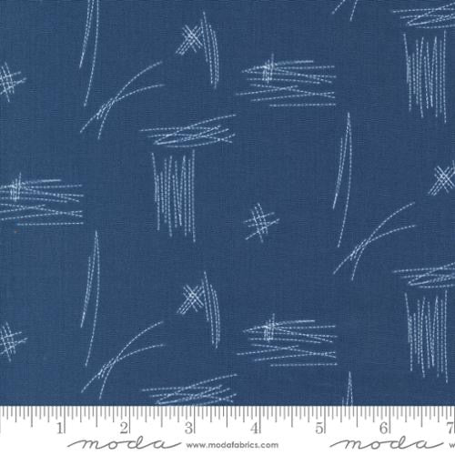 Bluish - Stitches Blueprint - 44" Wide - Moda