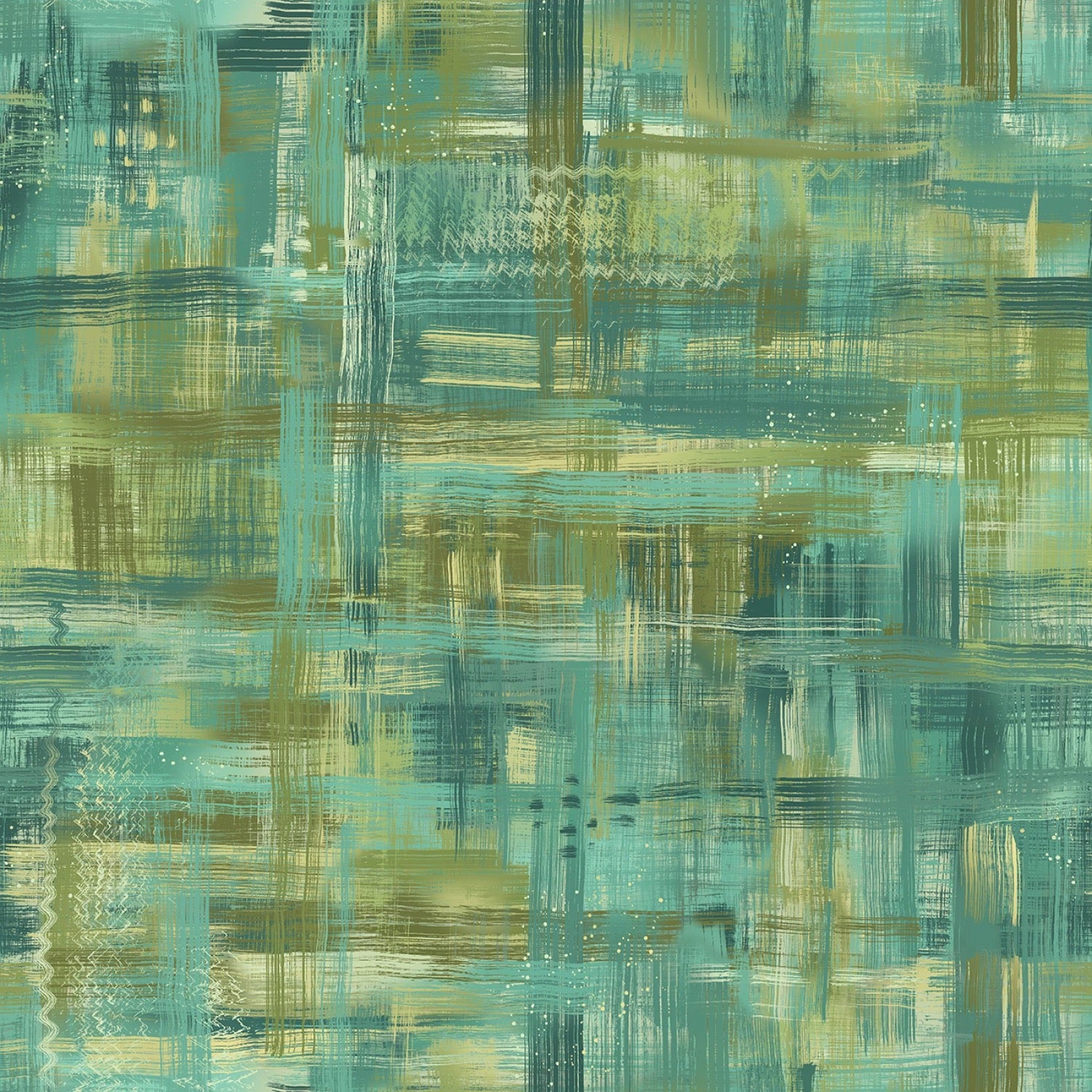 Colorfield - Forest/Teal -  108" Wide - Maywood