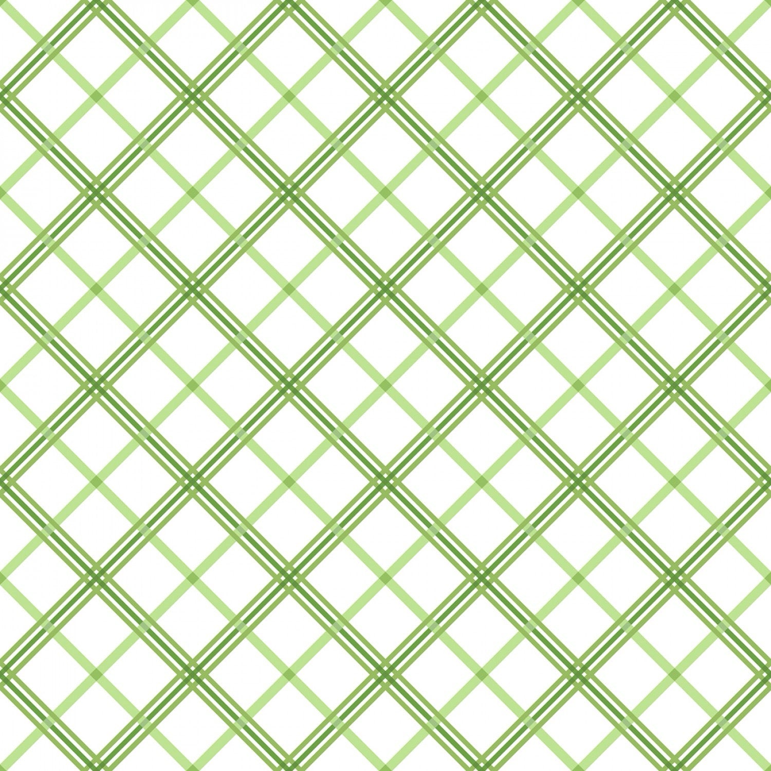 Plaid - Green  - 44" Wide - Kimberbell Basics