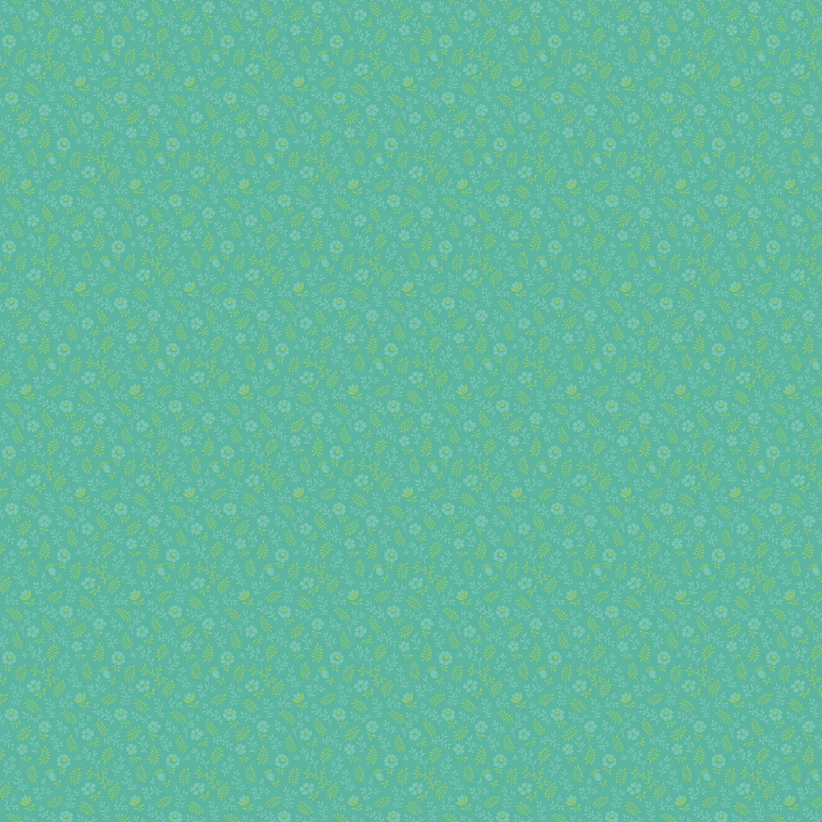 Kipling Gardens - Ellington - Teal - 44" Wide - Riley Blake