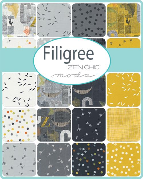 Filigree - Charm Pack - 5" Squares - 42 Pieces - Moda