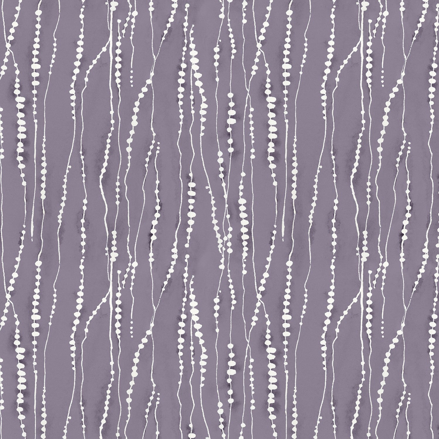 Au Naturel - Purple Dotted Stripe - 44" Wide - Wilmington