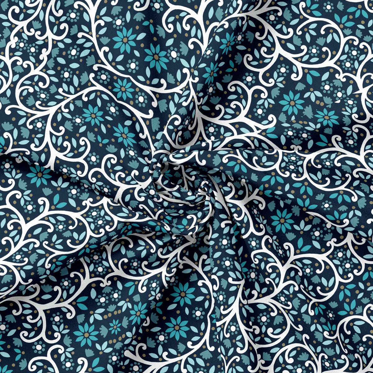 Starlit Hollow - Winter Filigree - 44" Wide - Mia Presley Designs