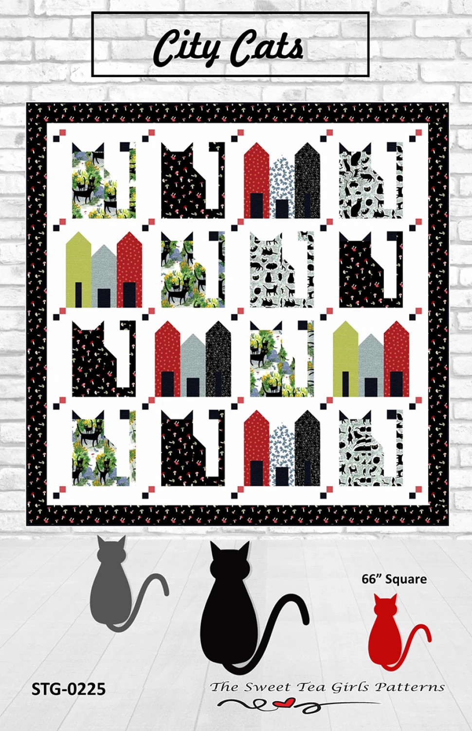 City Cats - Quilt Pattern - Sweet Tea Girls Patterns