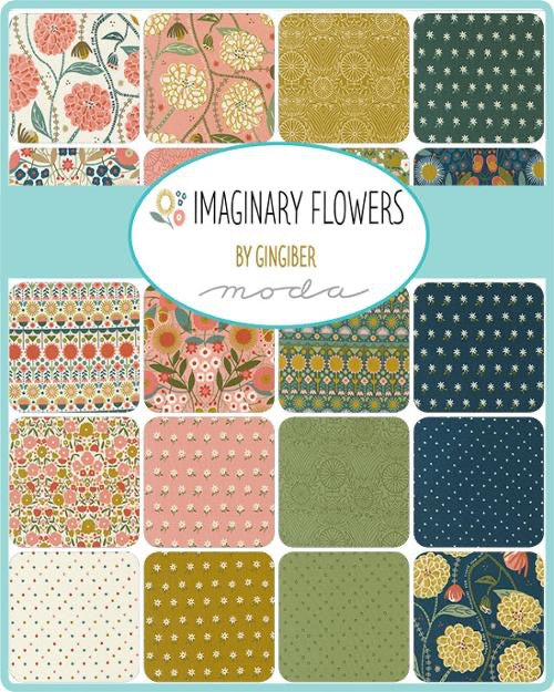 Imagninary Flowers - Layer Cake - 10" Squares - 42 Pieces - Moda