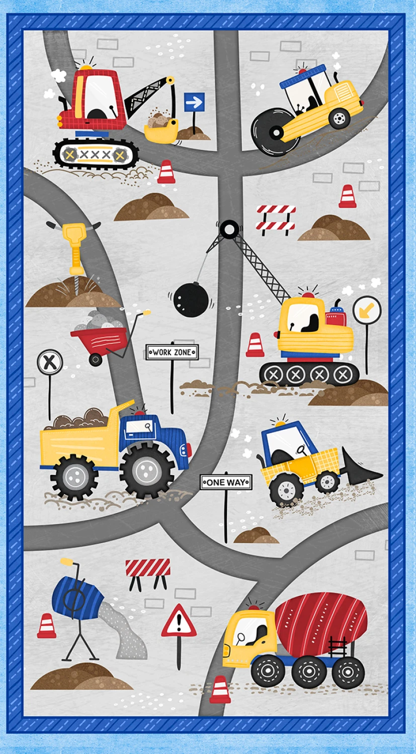 Pave The Way - Large Panel - Multi - 24" x 44" Wide - Wilmington