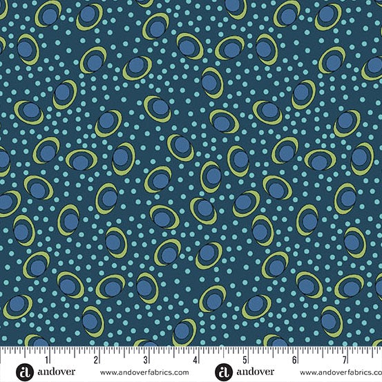 A Song to Sing - Ellipsy Dizz - Oxford - 44" Wide - Andover Fabrics