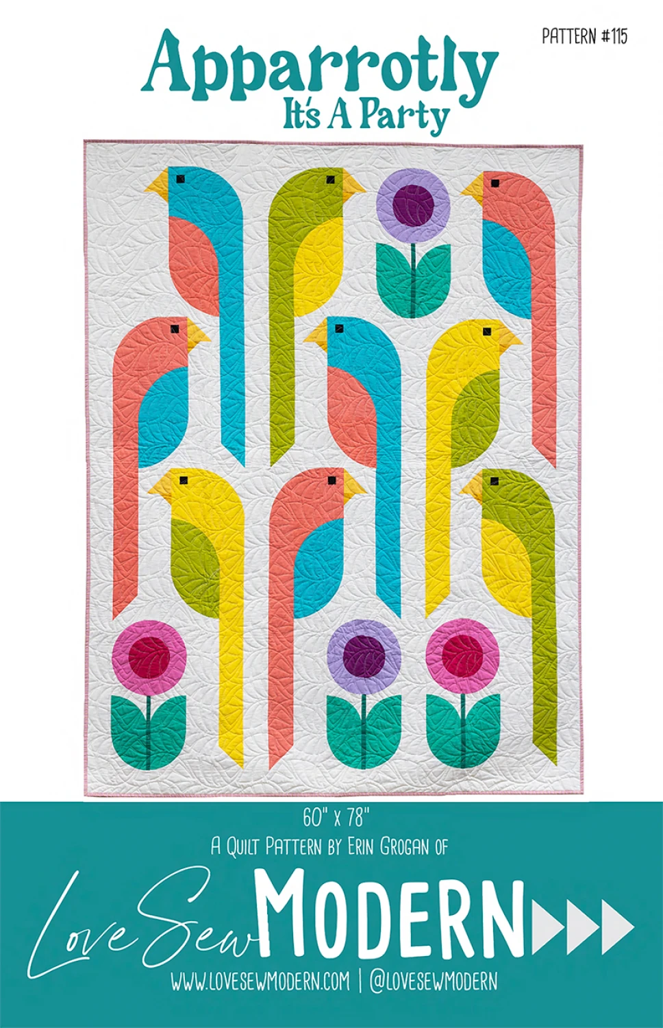 Apparrotly It's A Party - Quilt Pattern - Love Sew Modern