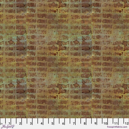 On Your Mark - Alphabet City - Rust - 44" Wide - FreeSpirit