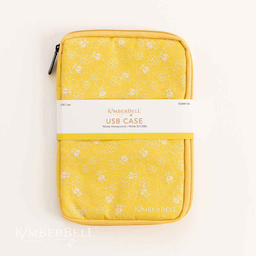 USB Case - Yellow Honeycomb - Kimberbell