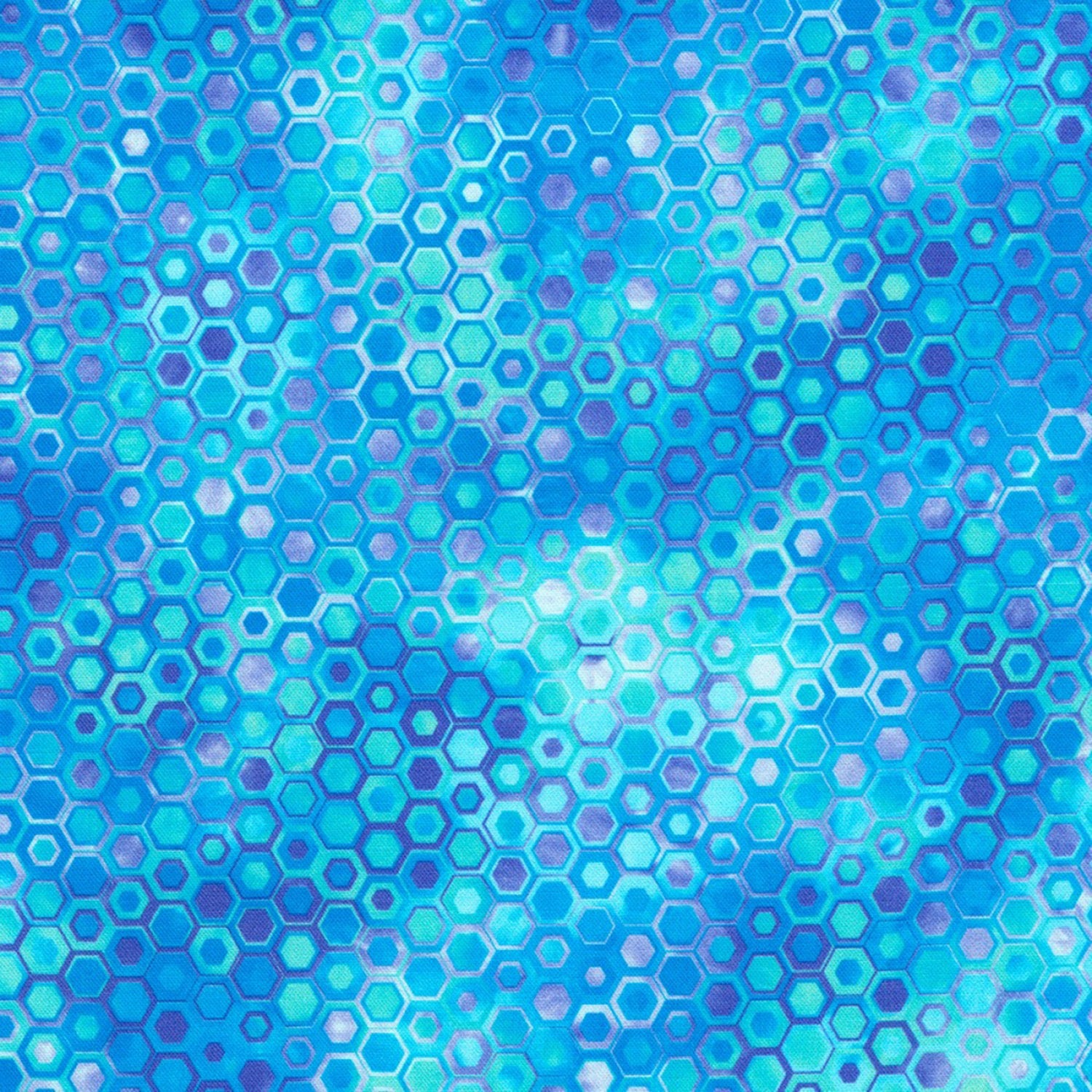 Phantasma - Hexagons Pool - 44" Wide - Robert Kaufman