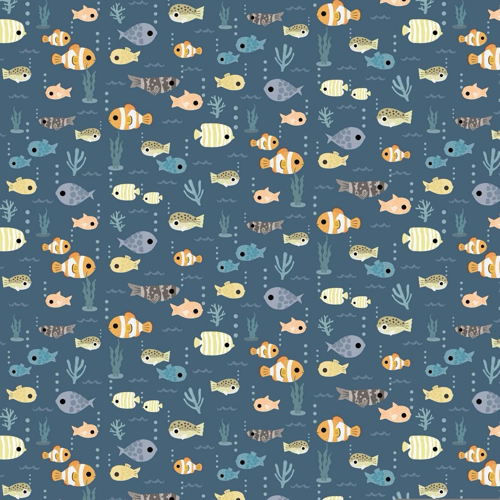 Beyond the Sea - Any-Fin Is Possible - Marlin - 44" Wide - Dear Stella