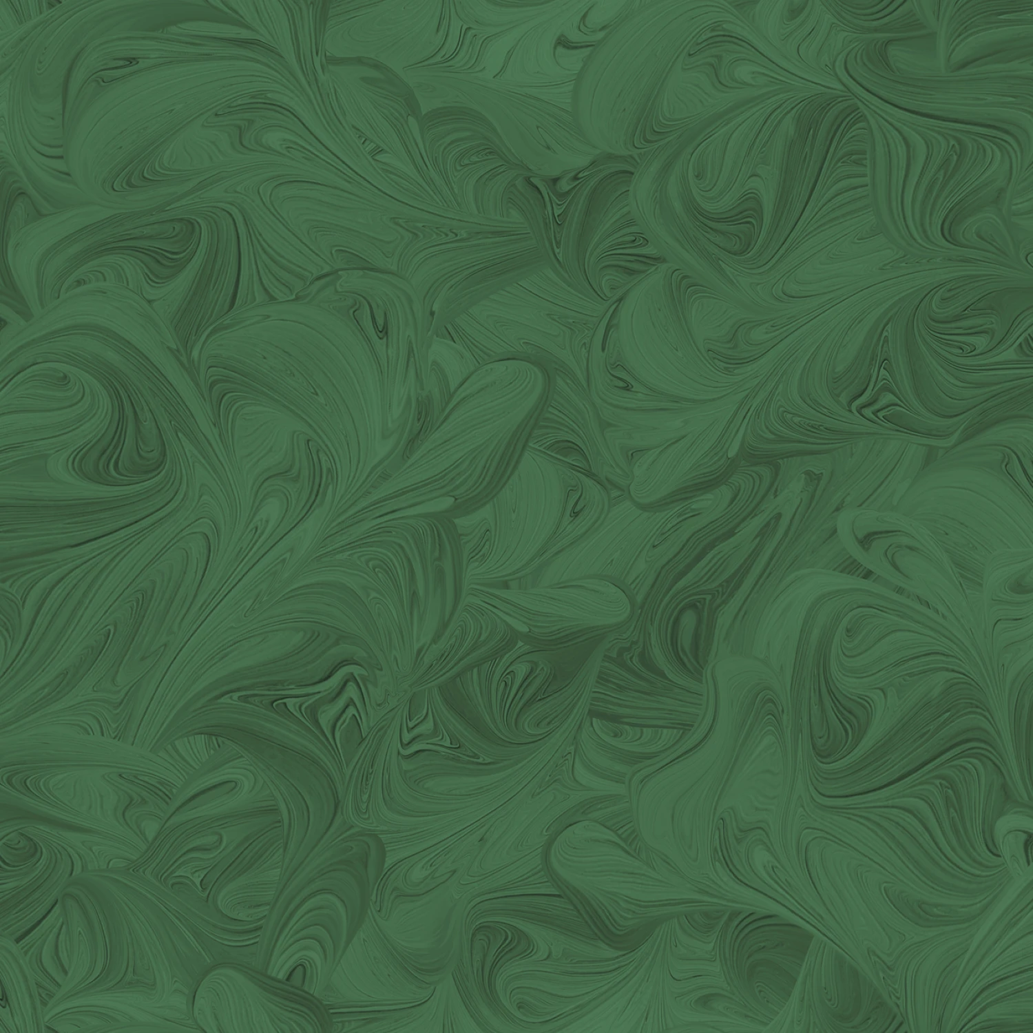 Swirls - Dark Green - 118" Wide - Oasis