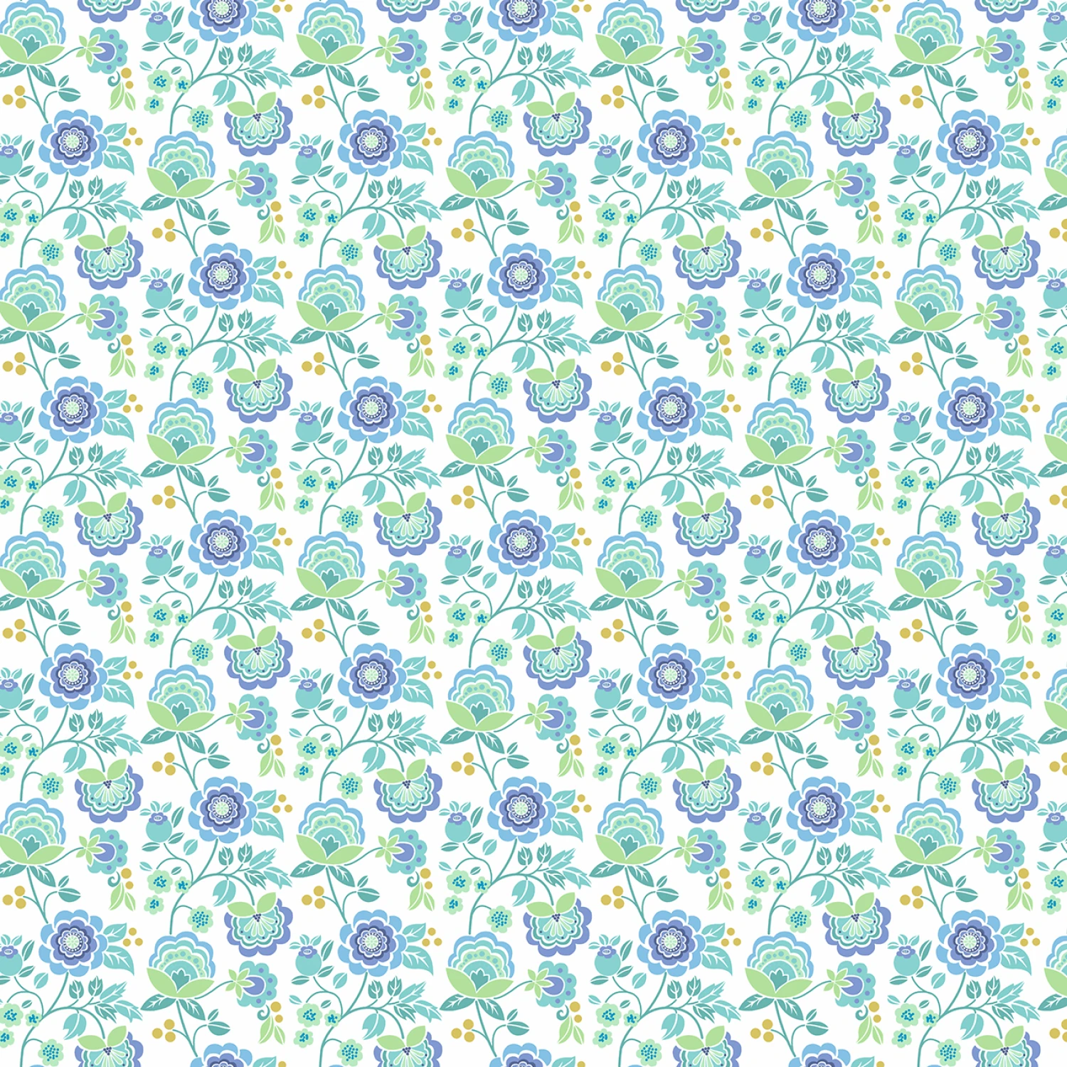Anacapa Isle Flora - Wind Drift - 108" Wide - Andover Fabrics