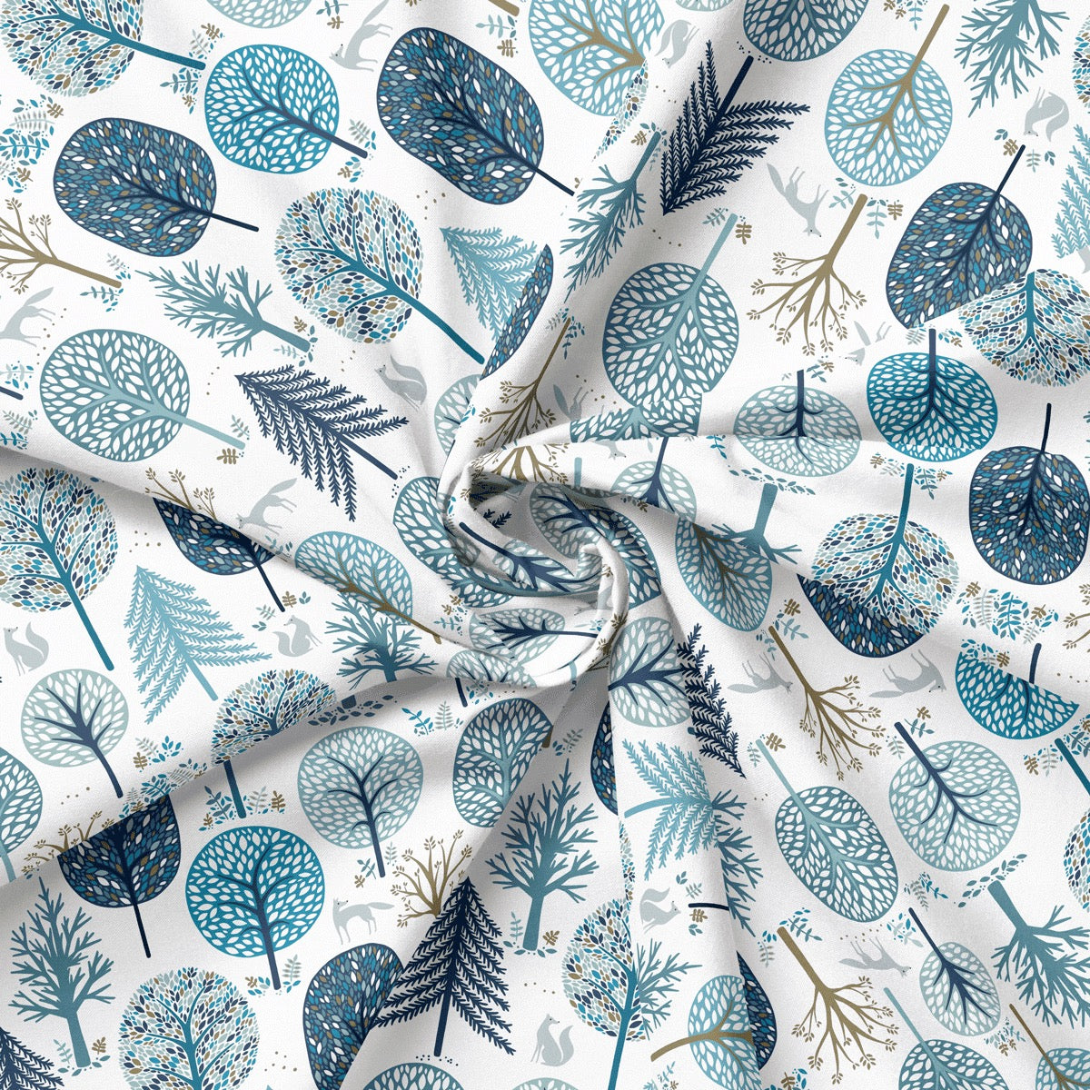 Starlit Hollow - Winter Forest - 44" Wide - Mia Presley Designs