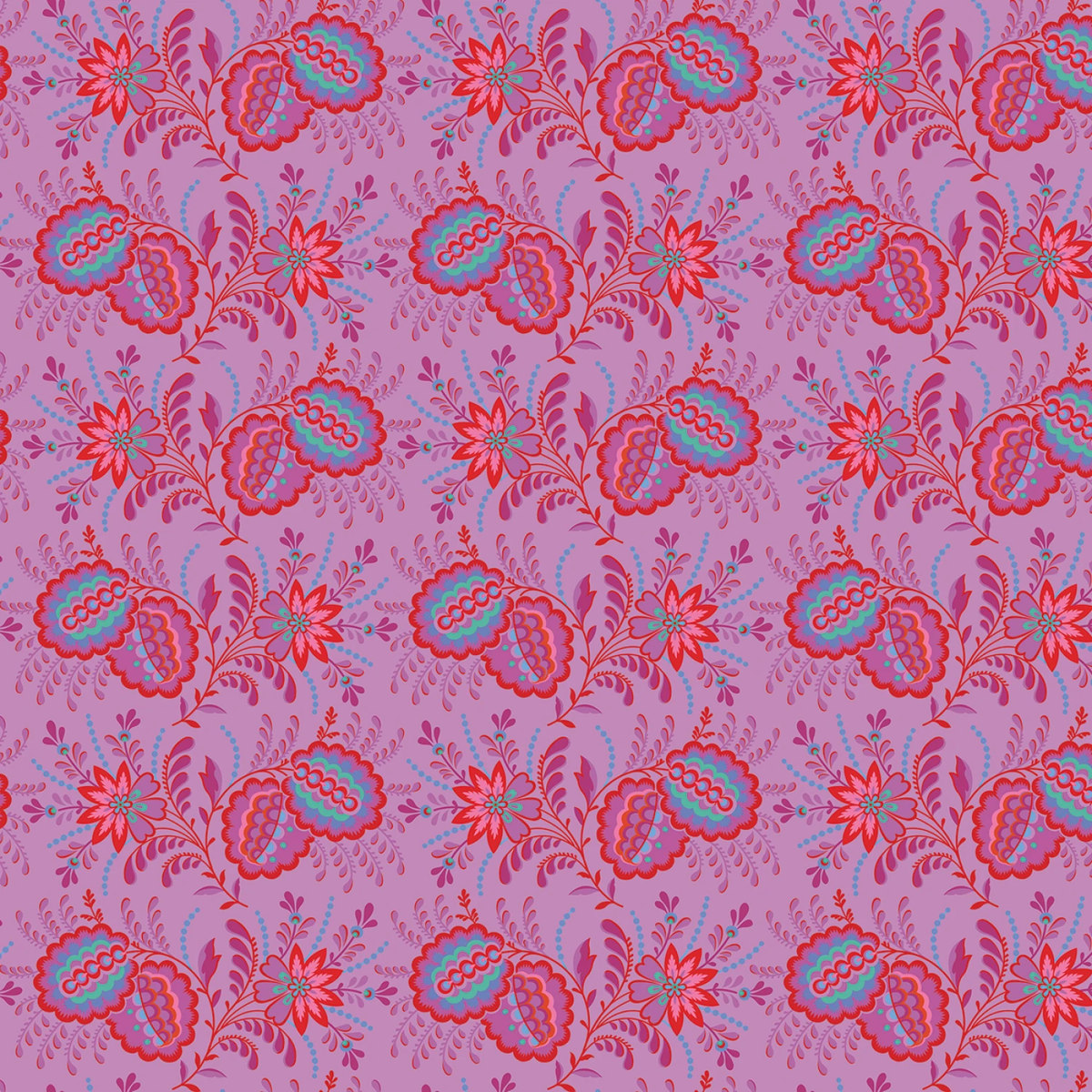 Kipling Gardens - Pemberly - Violet - 44" Wide - Riley Blake
