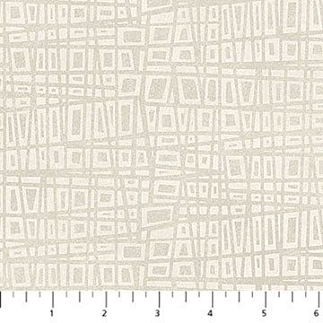 Modern Vibe - Fractures Glass - Cream - 44" Wide - Northcott