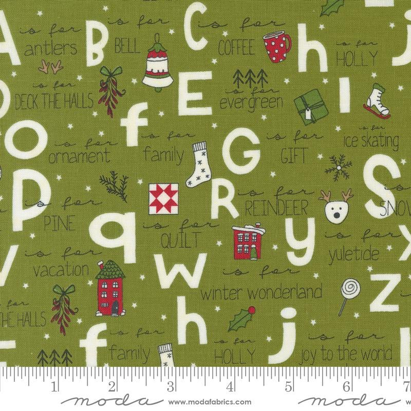 On Dasher - A To Z Pine - 55660-23 - 44" Wide - Moda