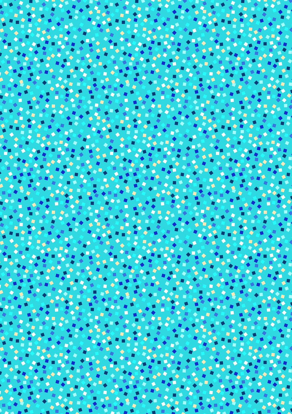 Aegean - Tiles - Turquoise - 44" Wide - Lewis & Irene