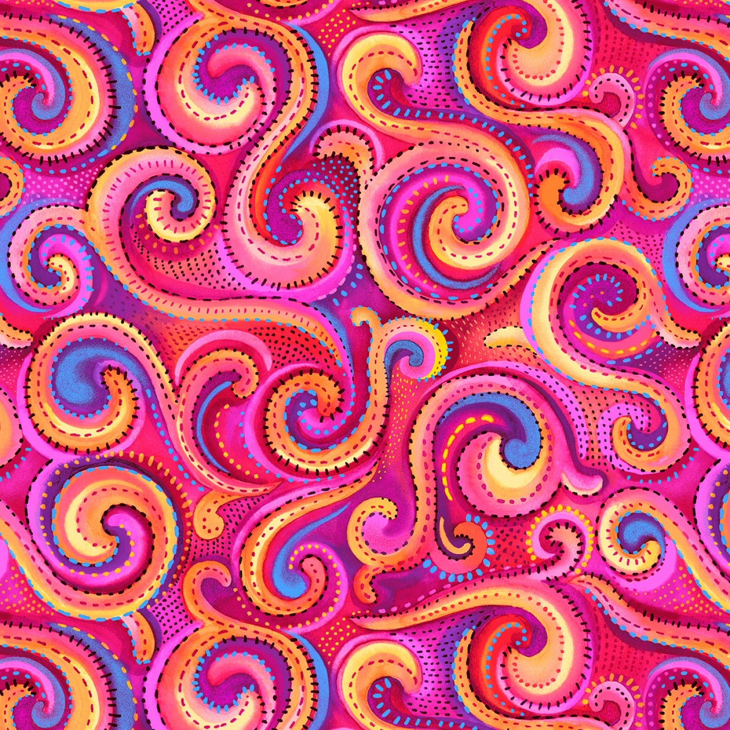 Swirl - Tutti Fruitti - 108" Wide - Studio E