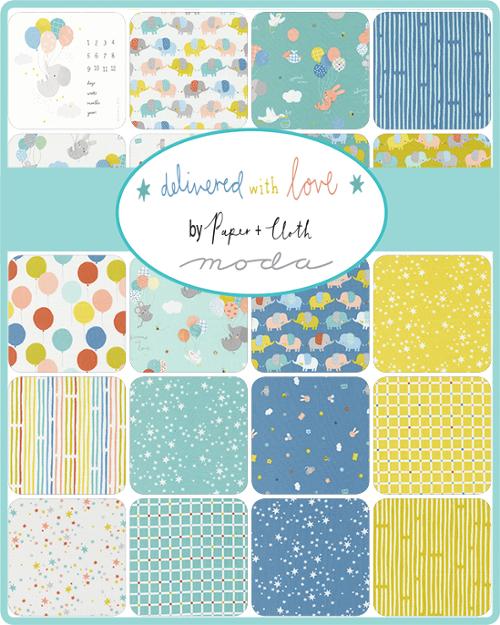 Delivered With Love - Charm Pack - 5" Squares - 42 Pieces - Moda