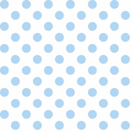 Dots - Pale Blue - 44" Wide - Kimberbell Basics