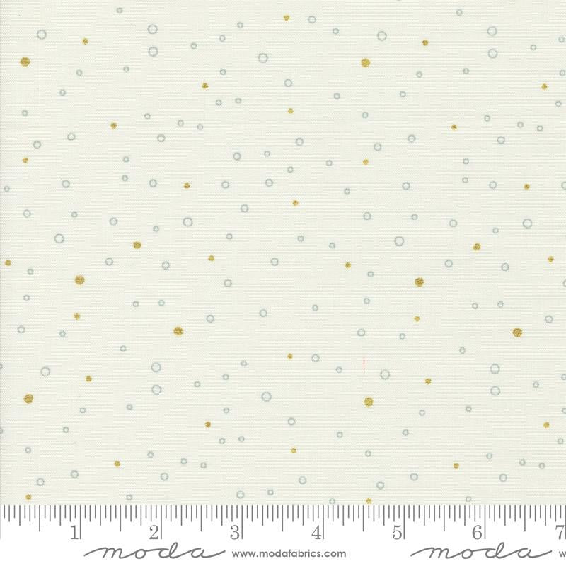 Shimmer - Metallic Ivory - 51846M-11 - 44" Wide - Moda