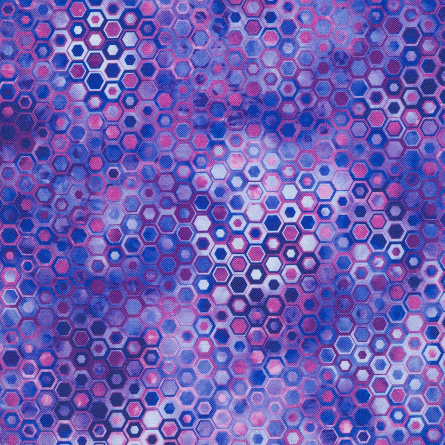 Phantasma - Hexagons Iris - 44" Wide - Robert Kaufman