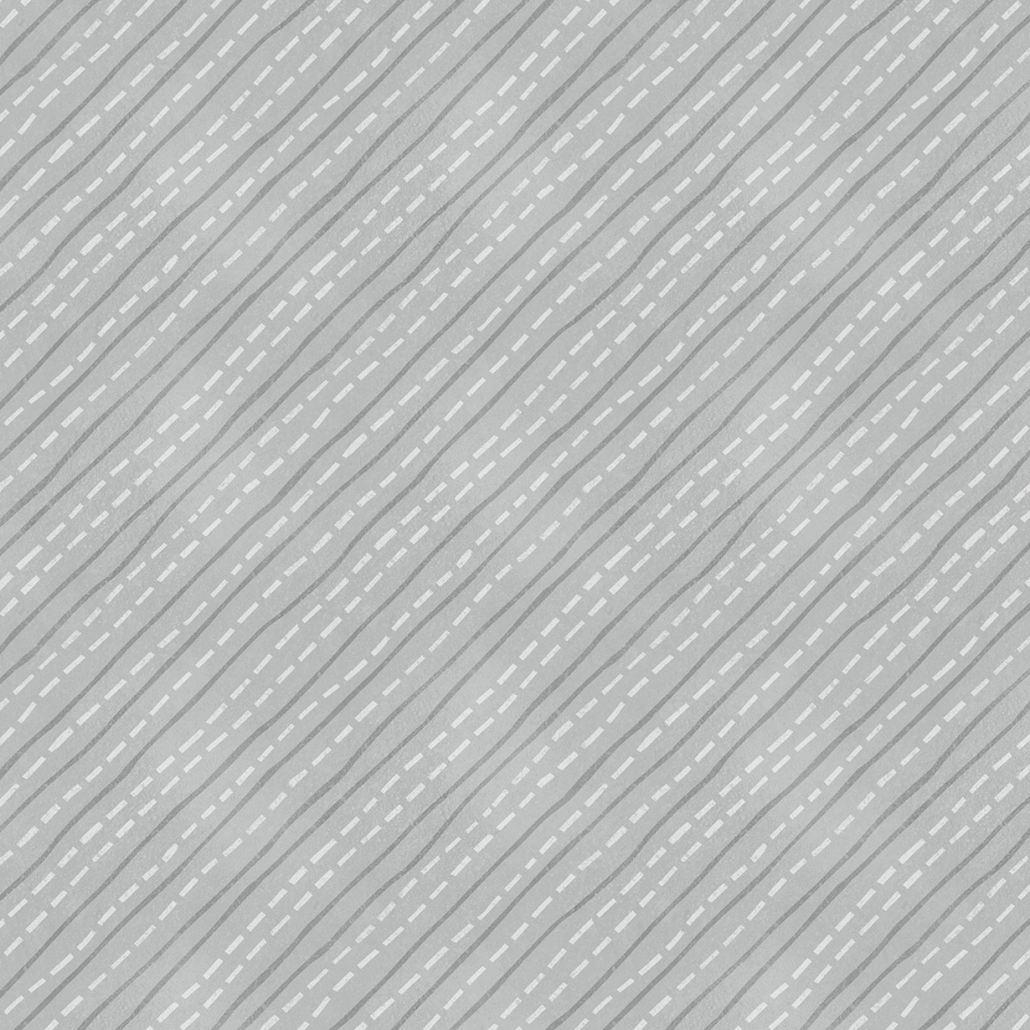Pave The Way - Diagonal Stripes - Light Gray - 44" Wide - Wilmington