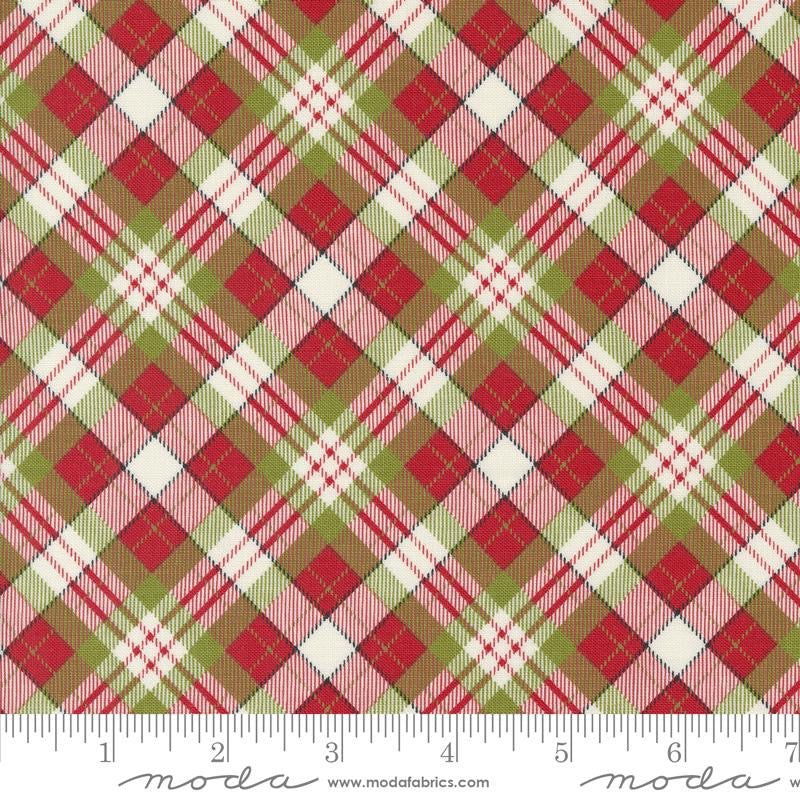 On Dasher - Plaid Red - 55664-11 - 44" Wide - Moda